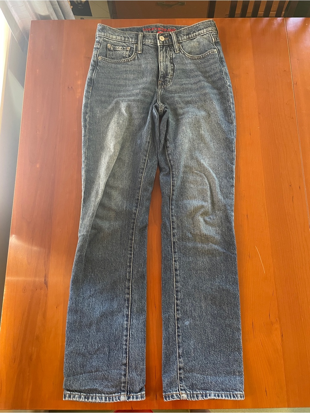 Lucky Brand Mid Rise Straight Leg 90s Jeans